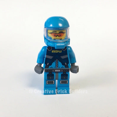 LEGO Minifigure-Alien Defense Unit Soldier 1 - Dark Azure Hips-Space / Alien Conquest-AC015-Creative Brick Builders